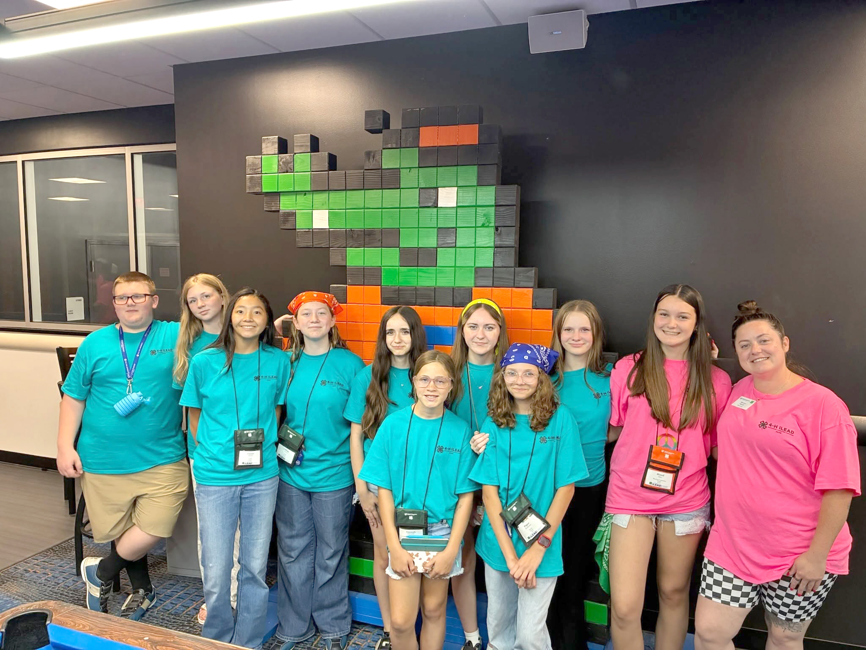 Local 4-H'ers attend the attend the 4-H Intermediate Leadership Conference.