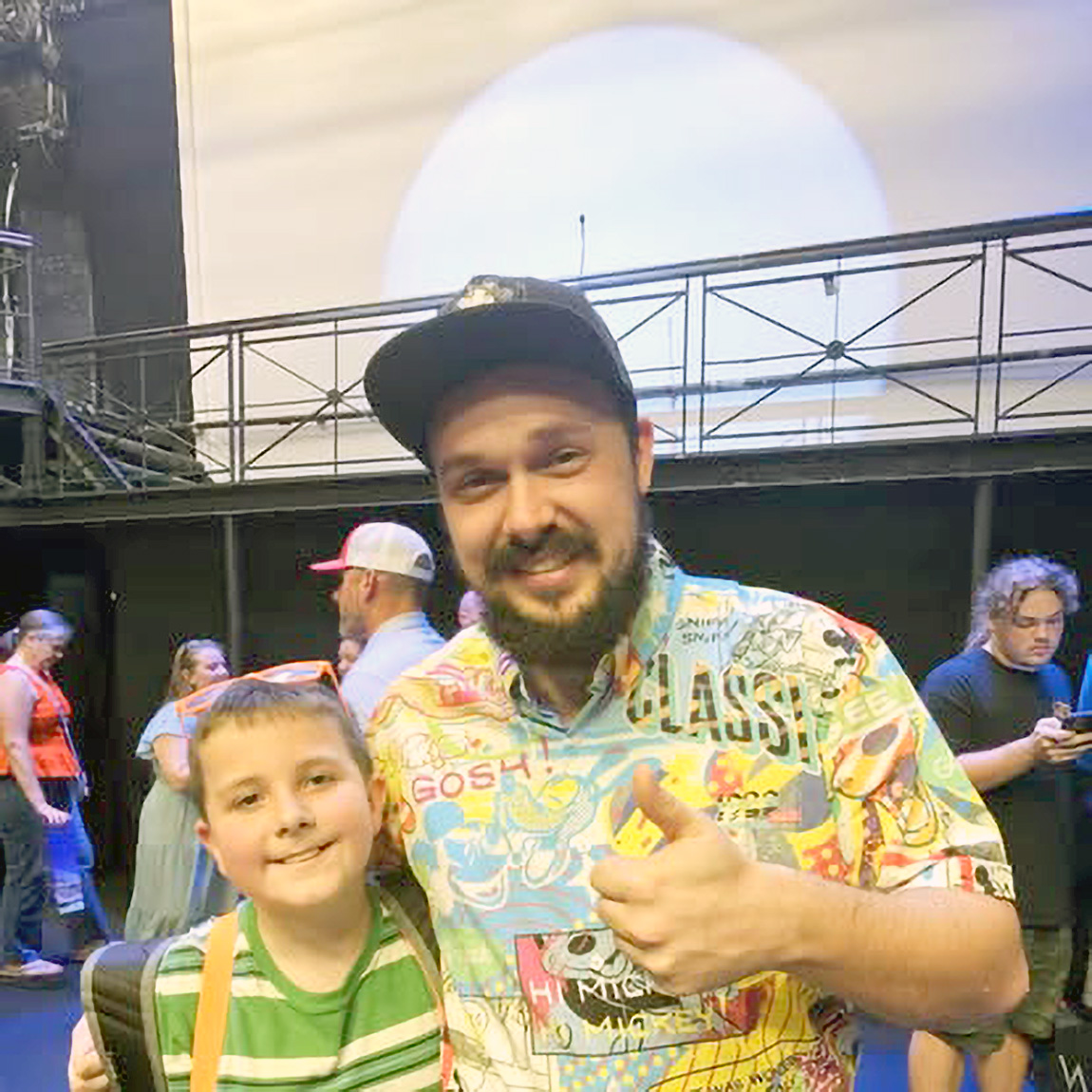 Callahan’s Jase Shinholser joins Milner Martin in New York for the production of “Home Squad: The Musical.” Submitted