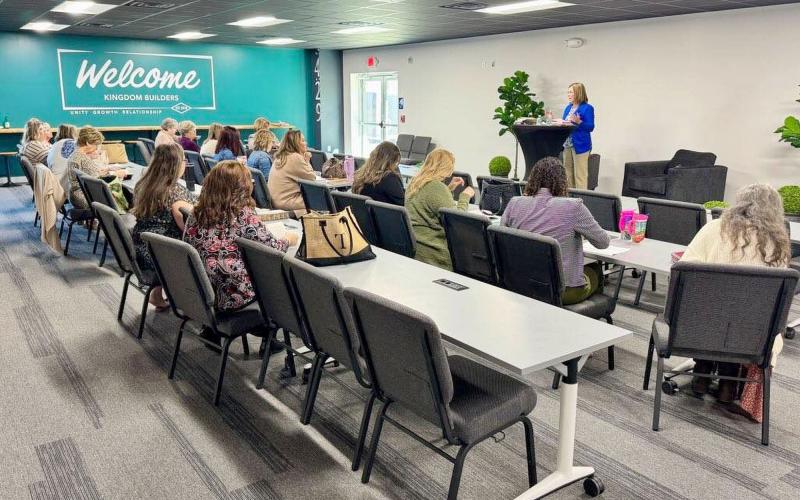 Sunday School is held in The Anchor Church’s new building March 2. The church moved furniture into the new building Feb. 27. It features classrooms and offices to meet the church’s growing needs. Sunday services are held at 8 and 11 a.m. as well as 6 p.m. Wednesday services begin at 6:45 p.m.