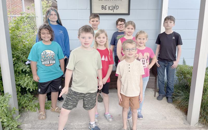 Bryceville Elementary School’s May students of the month exhibit a willingness to cooperate when working together with others to reach a common goal.