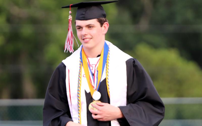 Valedictorian Kaleb Hair