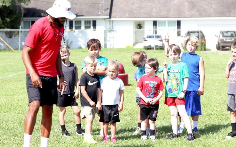 Hilliard Parks and Recreation hosted the Big Red Football camp for kids ages 5 to 15 July 14-16.