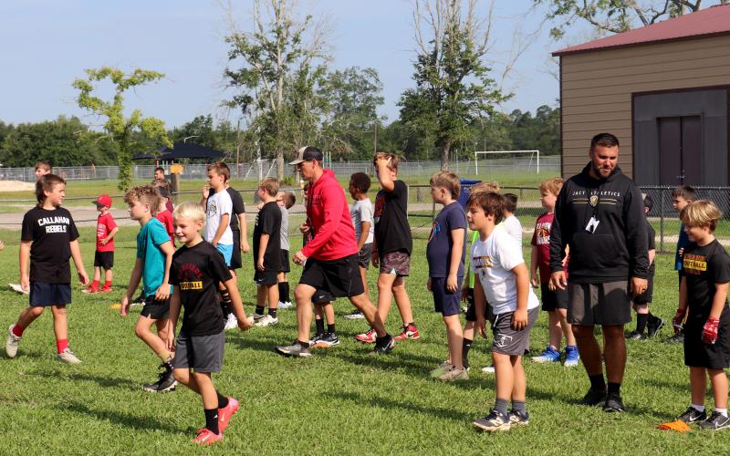 Kids ages 5-14 participated in the camp presented by the Yulee Hornets baseball team Monday through Thursday at Yulee High School.
