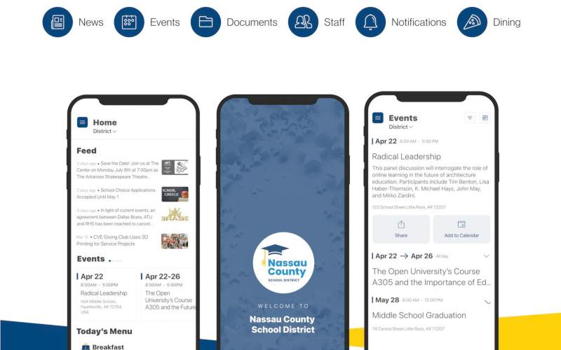 The new Nassau County School District app
