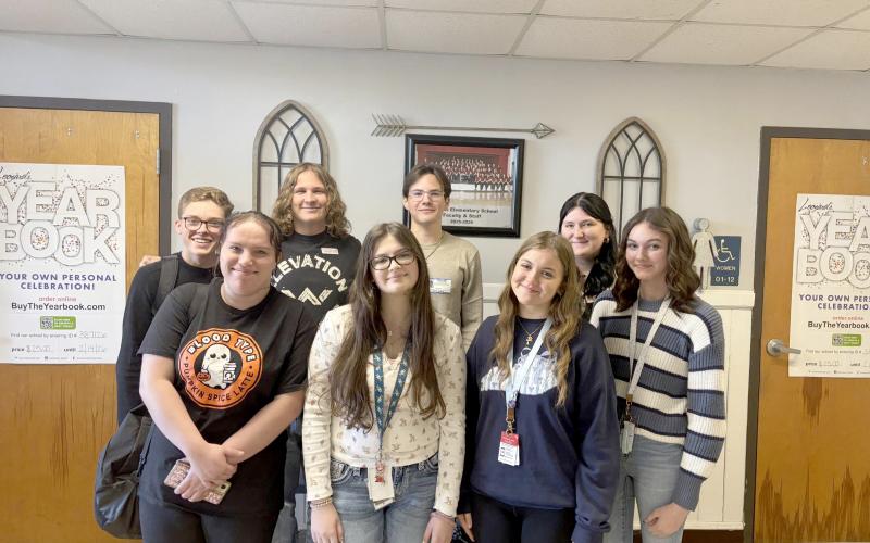 Members of the Future Educators of America from West Nassau High School visit Callahan Elementary School Nov. 17.