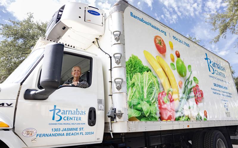 Barnabas Center Nassau’s new refrigerated truck helps the organization provide cold food to Western Nassau. The truck was a gift from Baptist Health and Baptist Medical Center Nassau.