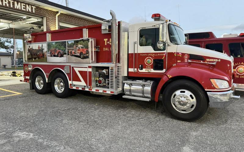A Callahan volunteer fire department fire truck