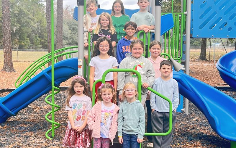 Bryceville Elementary School honors its December Students of the Month.