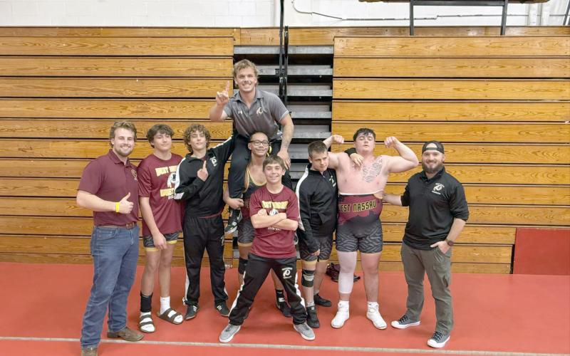 One Warrior is a district champion and six more will join him at the Class 1A Region 1 competition at Bay High School in Panama City Feb. 27-28. West Nassau competed among District 3 competition Feb. 16 at Terry Parker High School.