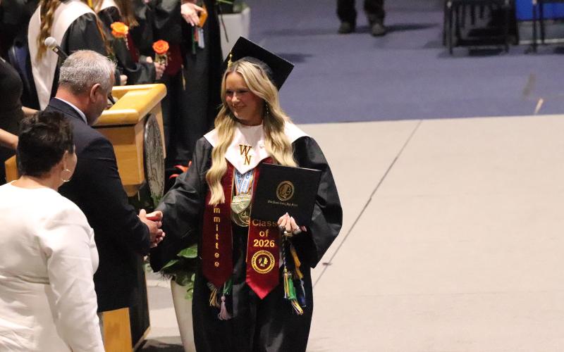 Graduation was held May 20, 2026 in the UNF Arena.