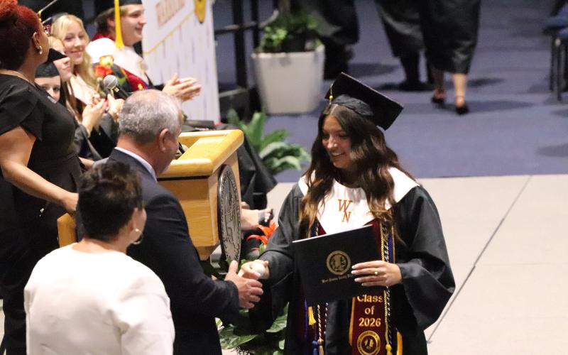 Graduation was held May 20, 2026 in the UNF Arena.