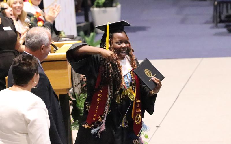 Graduation was held May 20, 2026 in the UNF Arena.