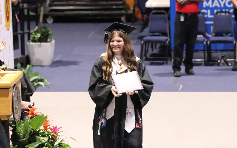 Graduation was held May 20, 2026 in the UNF Arena.