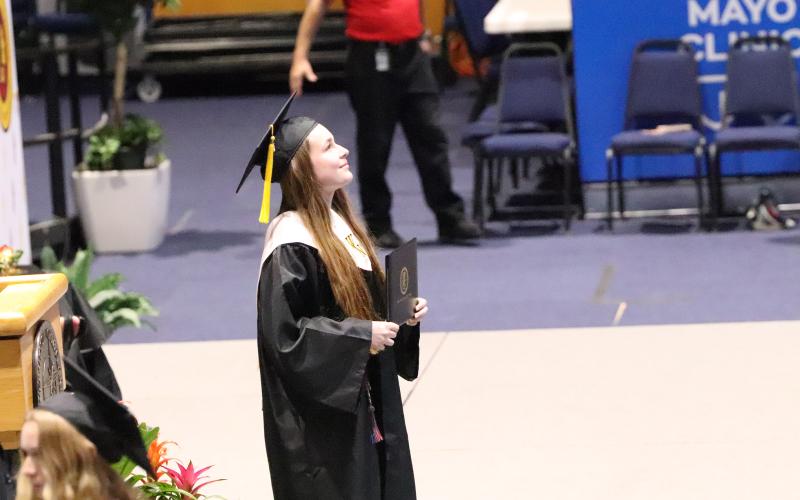 Graduation was held May 20, 2026 in the UNF Arena.