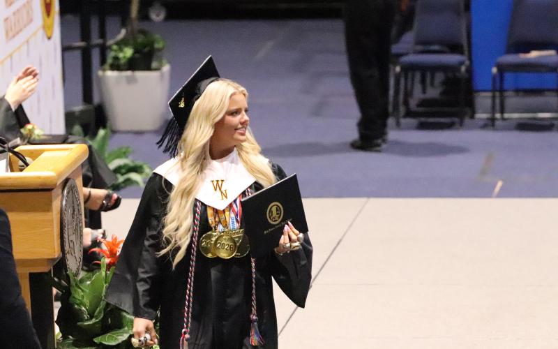 Graduation was held May 20, 2026 in the UNF Arena.