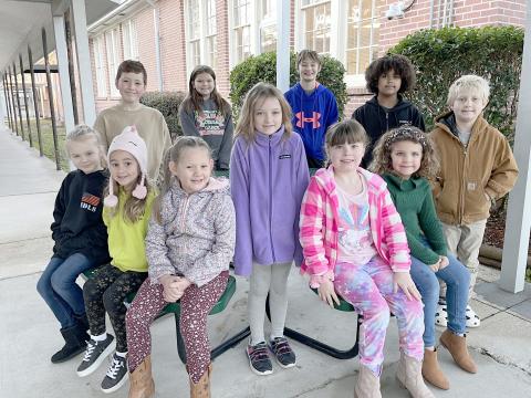 Bryceville Elementary School recognizes its students of the month. The students are selected based on their resilience traits. For January, that trait is grit.