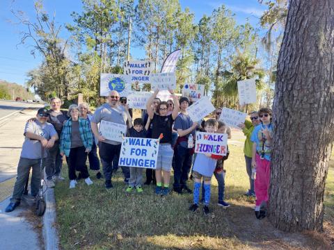 The first Walk for Hunger was a huge success.