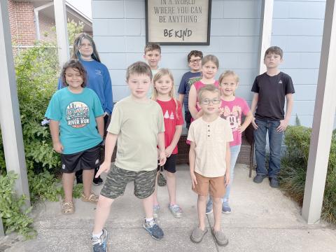 Bryceville Elementary School’s May students of the month exhibit a willingness to cooperate when working together with others to reach a common goal.