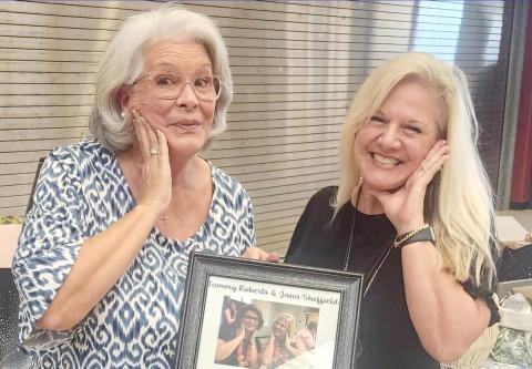 West Nassau High School faculty and staff celebrates Tammy Roberts and Jana Sheffield as they enter retirement. 