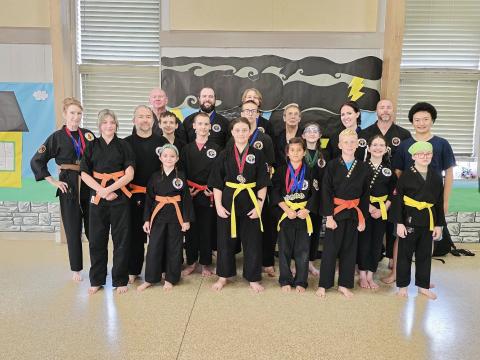 Coppen’s Karate UHK participates in the Christian Black Belt Association Southeast Regional Fundraising Training and Tournament June 14 at Callahan Methodist Church. 
