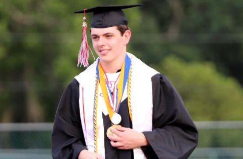Valedictorian Kaleb Hair