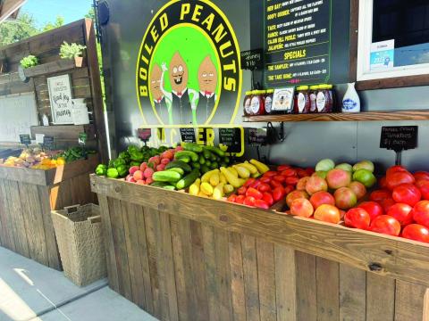 Krackers Boiled Peanuts expands from a yellow tent to a food truck, and now a permanent home complete with a farmers market and playground and picnic area for customers to enjoy. The locally-owned business is open Friday through Sunday from 11 a.m. until they sell out, which often occurs before their advertised closing time. Submitted