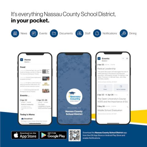 The new Nassau County School District app