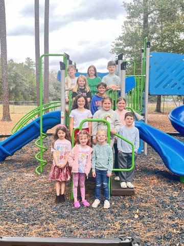Bryceville Elementary School honors its December Students of the Month. 