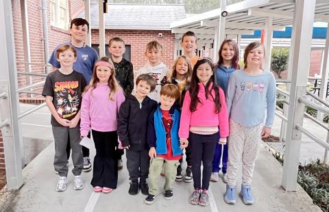 The trait for February is perseverance. Bryceville Elementary School students of the month were selected for continuing to try even when it is hard to do so. The trait for February is perseverance. Bryceville Elementary School students of the month were selected for continuing to try even when it is hard to do so. 