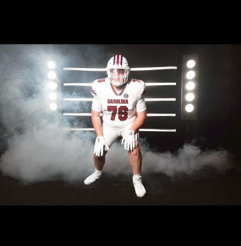 Last week, rising senior Clayton Lee committed to play football for the University of South Carolina Gamecocks. He currently plays for the West Nassau Warriors. Submitted