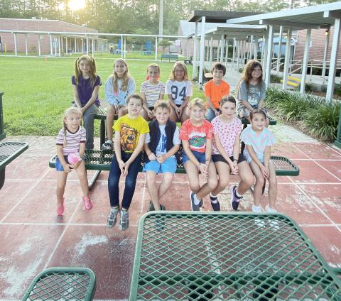Bryceville Elementary School focused on the character trait of community in August. 