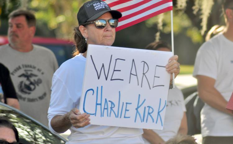 Several hundred people gathered to pray for Kirk’s family and the continuance of his mission to mobilize religious communities on conservative issues. Kirk was killed Sept. 10 at Utah Valley University.