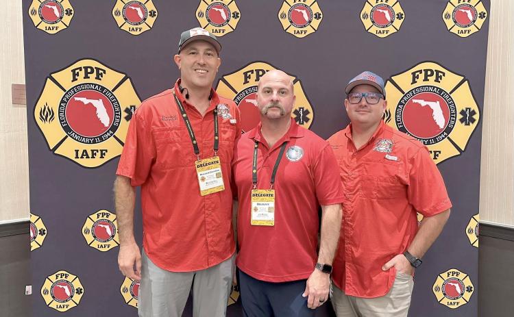 Nassau County Fire Rescue Professionals Local 3101 representatives participated in the 82nd annual Florida Professional Firefighters Convention recently.