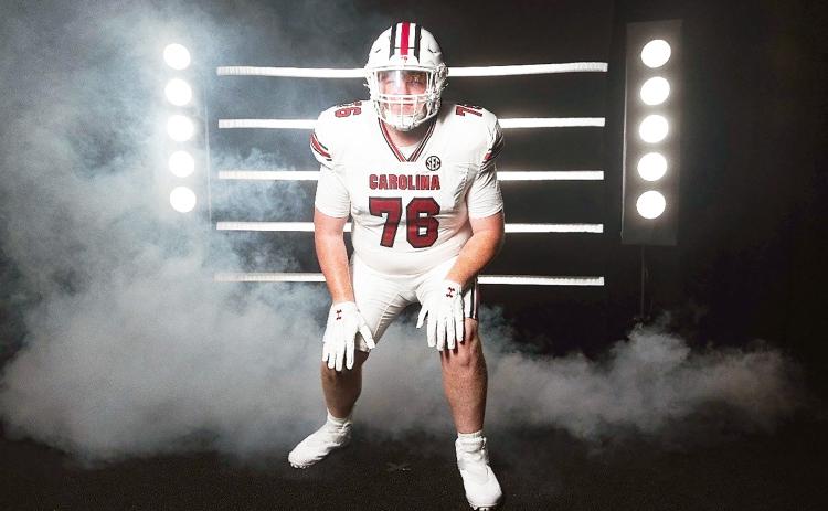 Last week, rising senior Clayton Lee committed to play football for the University of South Carolina Gamecocks. He currently plays for the West Nassau Warriors. Submitted