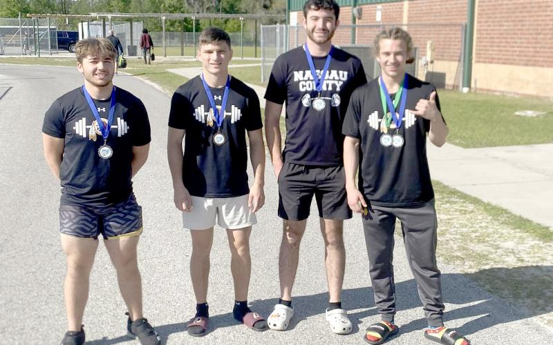 Will Davis, Brandon Miller, Connor Scaff and Kenny Velasquez were the Warriors’ top finishers at the regional meet. 